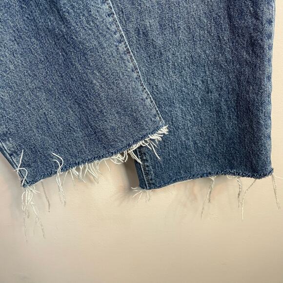 Mille Denim Brooke Mid Rise Slim Fit Jean Rigid Cotton Ankle Length Raw Hem 33 - Picture 6 of 14